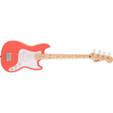 Squier Sonic Bronco Bass, Tahitian Coral, Maple Fingerboard
