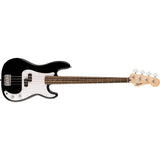 Fender Squier Sonic Precision Bass Guitar, Beginner Guitar, Includes 30 Days of Free Lessons, Laurel Fingerboard and Step Up Pickups, Chrome Hardware, and Polyurethane Finish, Black