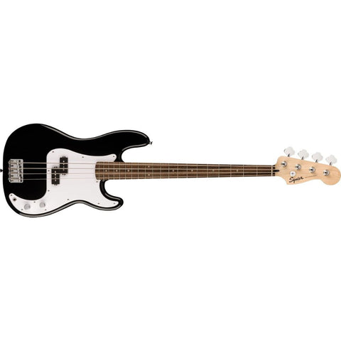 Fender Squier Sonic Precision Bass Guitar, Beginner Guitar, Includes 30 Days of Free Lessons, Laurel Fingerboard and Step Up Pickups, Chrome Hardware, and Polyurethane Finish, Black