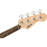 Fender Squier Sonic Precision Bass Guitar, Beginner Guitar, Includes 30 Days of Free Lessons, Laurel Fingerboard and Step Up Pickups, Chrome Hardware, and Polyurethane Finish, Black