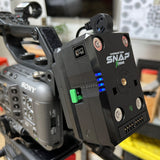 Core SWX Powerbase Edge SNAP Xtreme Smart-Stacking Battery (98Wh) Bundle with Core SWX Snap It V-Mount Conversion Plate