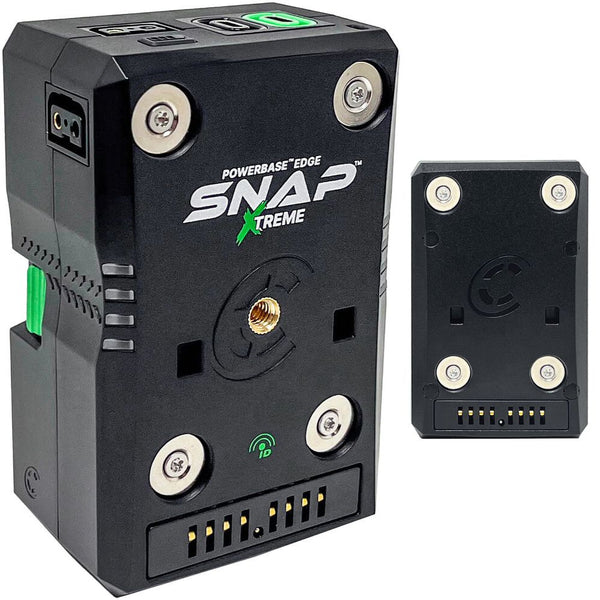 Core SWX Powerbase Edge SNAP Xtreme Smart-Stacking Battery (98Wh) Bundle with Core SWX Snap It Gold Mount Conversion Plate