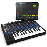 Reloop Keypad Pro Compact USB-MIDI 4-In-1 DAW Workstation Controller Bundle with Auray FP-P1L Universal Piano-Style Sustain Pedal