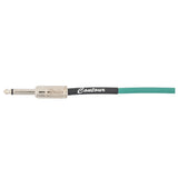 Fender Contour Instrument Cable, Guitar Cable, Guitar Accessories, Straight/Straight, Sherwood Green, 18.6 ft (Pair)