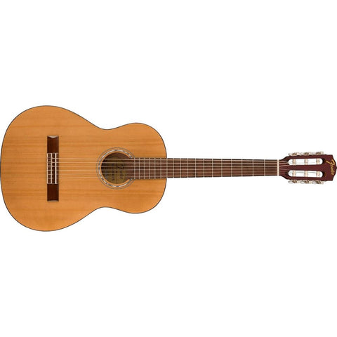 Fender Acoustic Classical Guitar, with 2-Year Warranty, Small Beginner Guitar (3/4 Size) with Nylon Strings (Easier on Fingers), Includes Bag