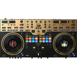 Pioneer DJ DDJ-REV7 2-Channel rekordbox and Serato DJ Pro Controller with Motorized Jog Wheels (Limited Edition Gold)