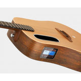 LAVA ME 4 Solid Spruce Top Series,HILAVA 2.0 Smart Acoustics Electric Guitars, Woodgrain Brown/Burlywood