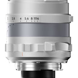 Thypoch Full-frame Photography Lens Simera 28mm f1.4 for Leica M Mount Type II Silver