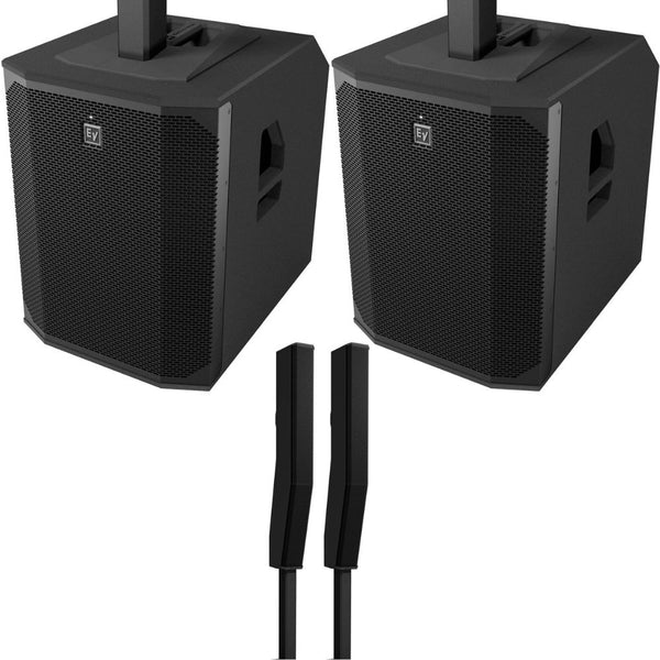 Electro-Voice EVOLVE70-SB-US (Pair) Bundle with EVOLVE 90 Column (Pair)