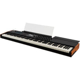Arturia KeyLab 88 mk3 88-Key Hammer-Action Universal MIDI Controller (Black) Bundle with Arturia Wooden Legs for 88 MkII/PolyBrute Stand, Kaces KKC-LG Large Stretchy Keyboard Dust Cover