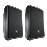 JBL Professional IRX112BT Powered PA Speaker, Portable Loudspeaker with Bluetooth, 10 Inch Woofer, 1300 Watt, Mobile DJ, Musicians, Small Venues, Ceremonies and Sports Events, Black (Pair)