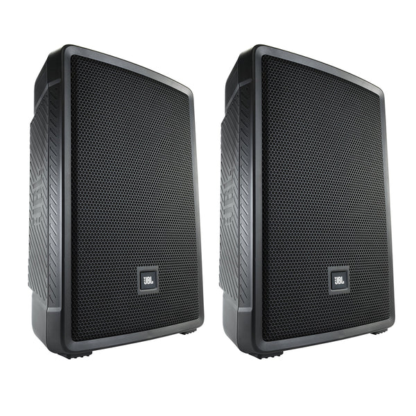 JBL Professional IRX112BT Powered PA Speaker, Portable Loudspeaker with Bluetooth, 10 Inch Woofer, 1300 Watt, Mobile DJ, Musicians, Small Venues, Ceremonies and Sports Events, Black (Pair)