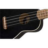 Fender Venice Soprano Ukulele, Black