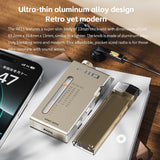 FiiO RR11 Portable HiFi FM Stereo Radio Receiver with Analog PVR Tuning, BASS+3D Sound Effects, 64MHz-108MHz (Silver, Hi-Res Audio Certified)