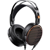 FiiO FT7 Headphones Open-Back Planar 106mm Planar Magnetic Monitor Earphone Gold Diaphragm Carbon Fiber Shell Detachable Cables (Black)