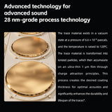 FiiO FT7 Headphones Open-Back Planar 106mm Planar Magnetic Monitor Earphone Gold Diaphragm Carbon Fiber Shell Detachable Cables (Black)