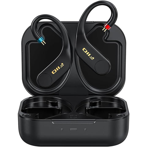 FiiO UTWS5 2025 True Wireless Bluetooth Earbuds Hook & Headphone Amp for IEMs, AK4332 DAC, Hi-Res 96kHz/24bit LDAC -MMCX/0.78 2pins Connector, 10-Band PEQ, 20H Battery Life (0.78 2pins)