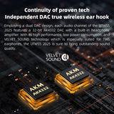 FiiO UTWS5 2025 True Wireless Bluetooth Earbuds Hook & Headphone Amp for IEMs, AK4332 DAC, Hi-Res 96kHz/24bit LDAC -MMCX/0.78 2pins Connector, 10-Band PEQ, 20H Battery Life (0.78 2pins)