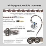 FiiO FD15 Dynamic Closed-Back In-Ear Headphones (Silver)