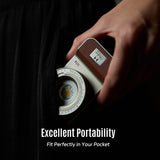 Harlowe Iris 5 Spectra LED Video Lighting Creator Kit 5W RGBCW 1700K-10000K Dimmable Photo Light CRI/TLCI 96+, IP54, App Control, Portable Continuous Lighting for Photography and Videography