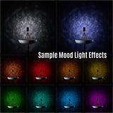 Harlowe Iris 5 Spectra LED Video Lighting Creator Kit 5W RGBCW 1700K-10000K Dimmable Photo Light CRI/TLCI 96+, IP54, App Control, Portable Continuous Lighting for Photography and Videography