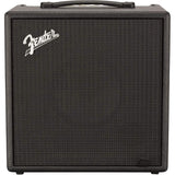 Fender Rumble LT25 Bass Amplifier Bundle with Fender Joe Strummer Instrument Cable, Straight/Straight, Drab Green, 13ft, Fender 1-Button FootSwitch