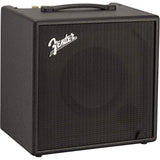 Fender Rumble LT25 Bass Amplifier Bundle with Fender Joe Strummer Instrument Cable, Straight/Straight, Drab Green, 13ft, Fender 1-Button FootSwitch