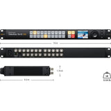 Blackmagic Design Videohub 10x10 12G Zero-Latency Video Router