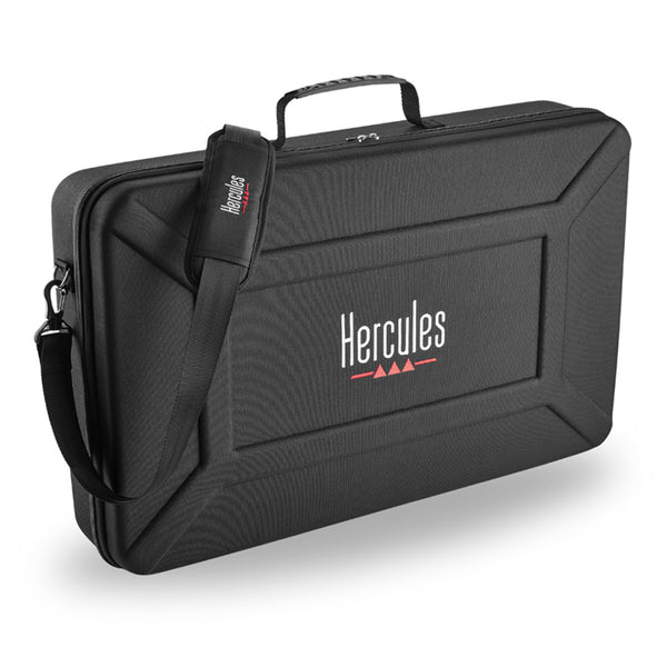 Hercules DJControl Inpulse T7 2-Part Semi-Rigid EVA Travel Bag with Zipper Closure, Removable and Expandable Shoulder Strap, and Handle (Black)