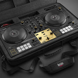 Hercules DJControl Inpulse T7 2-Part Semi-Rigid EVA Travel Bag with Zipper Closure, Removable and Expandable Shoulder Strap, and Handle (Black)