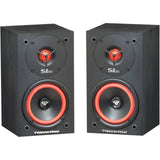 Cerwin Vega SL-5M 5 1/4" 2-Way Satellite Speakers with 1" Soft Dome Tweeter - Set of 2 - Black
