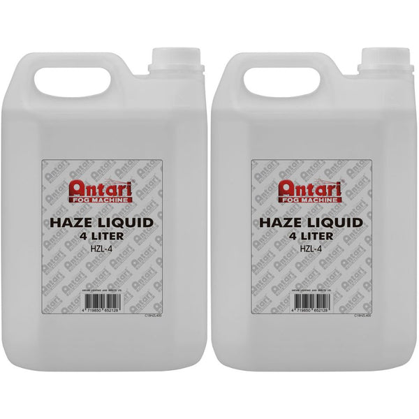 Antari HZL-4 Oil-Based Haze Liquid for Haze Machines (4 Liters) (Pair)