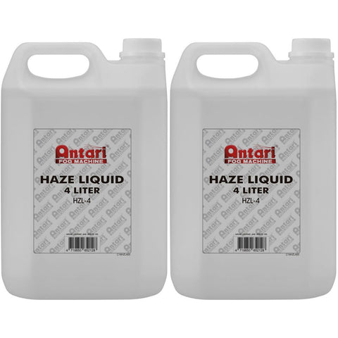 Antari HZL-4 Oil-Based Haze Liquid for Haze Machines (4 Liters) (Pair)