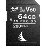 Angelbird 64GB V60 AV Pro MK2 UHS-II SDXC Memory Card