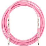 Fender Hello Kitty Instrument Cable, 10ft Guitar Cable, Pink (Pair)