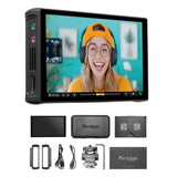 Portkeys PT5 III Camera Monitor 5.4" 800nits Bundle with Pawa NP-F550 Lithium-Ion Battery Pack (7.4V, 2000mAh), Watson Compact AC/DC Charger for L&M Series Batteries