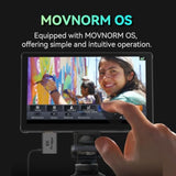 Portkeys PT5 III Camera Monitor 5.4" 800nits Bundle with Pawa NP-F550 Lithium-Ion Battery Pack (7.4V, 2000mAh), Watson Compact AC/DC Charger for L&M Series Batteries