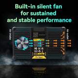 Portkeys PT5 III Camera Monitor 5.4" 800nits Bundle with Pawa NP-F550 Lithium-Ion Battery Pack (7.4V, 2000mAh), Watson Compact AC/DC Charger for L&M Series Batteries