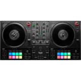 Hercules DJControl Inpulse T7, 2 Deck Motorized DJ Controller with built in STEMS Control, Serato DJ and DJUCED included Bundle with Hercules DJControl Inpulse T7 2-Part Semi-Rigid EVA Travel Bag