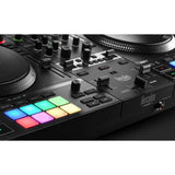 Hercules DJControl Inpulse T7, 2 Deck Motorized DJ Controller with built in STEMS Control, Serato DJ and DJUCED included Bundle with Hercules DJControl Inpulse T7 2-Part Semi-Rigid EVA Travel Bag