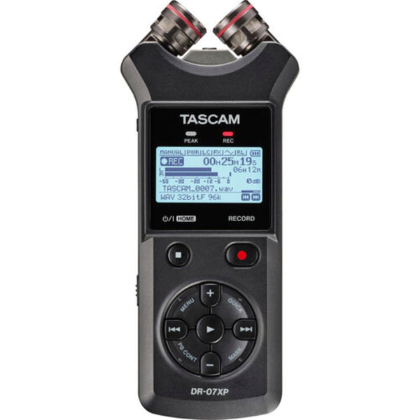 TASCAM DR-07XP 2-Channel 32-Bit Float Portable Audio Recorder