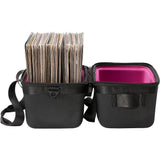 Magma 12" Sandwich Record Bag; Clever Design Holds up to 60 x 12" Vinyl Records with Extra Storage in Lid when Opened