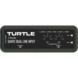 Turtle AV Dual-Channel Analog Euroblock Line Input to Dante Output Adapter