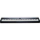 Kurzweil KaP1 Portable Digital Piano (Black) Bundle with Stretchy Keyboard Dust Cover, large and Universal Piano-Style Sustain Pedal