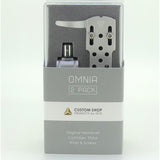 JICO OMNIA J44A 7 DJ IMP SD Turntable Cartridge with Headshell and Stylus (Silver, 2-Pack)
