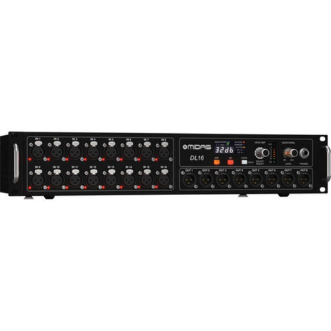 Midas DL16 I/O Stage Box with 16 Preamps