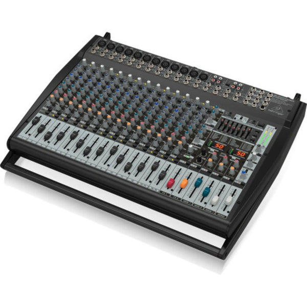 Behringer Europower PMP6000 1600W 20-Input Powered PA Mixer with Dual Multi-FX Processor and Feedback Eliminator