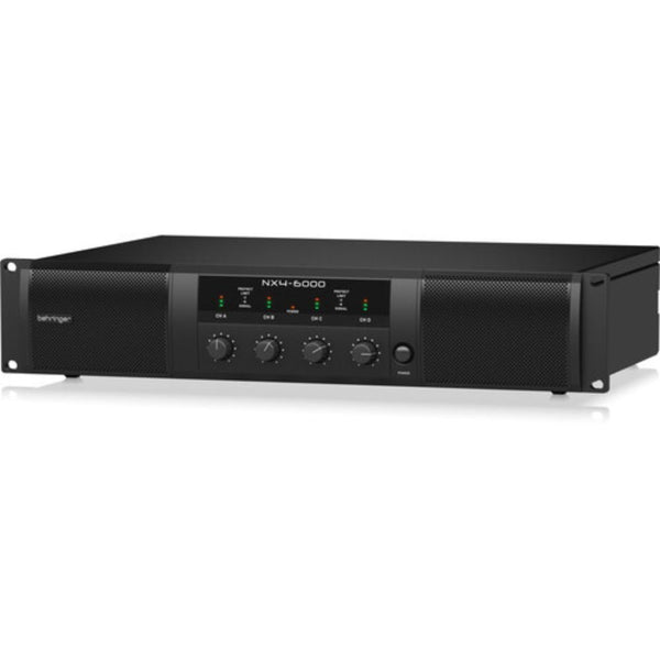 Behringer NX4-6000 4-Channel 6000W Amplifier with SmartSense Impedance Compensation