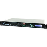 Gemini Professional Rackmount CD Player - DJ CD Player with Pitch Control, USB Media Player, Anti-Shock Technology, XLR/RCA Outputs, Remote Control for Venues, Studios & Events (CDMP-1500)