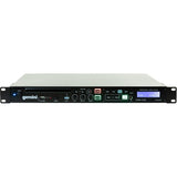 Gemini Professional Rackmount CD Player - DJ CD Player with Pitch Control, USB Media Player, Anti-Shock Technology, XLR/RCA Outputs, Remote Control for Venues, Studios & Events (CDMP-1500)